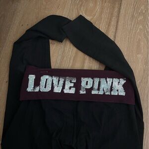 PINK Victoria's Secret Black Leggings